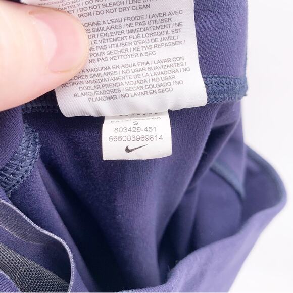 Nike Dri-Fit Blue Athletic Leggings Size Small - Picture 9 of 9